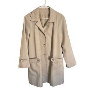 vintage Bonders lady's trench coat w/ pockets, sized M